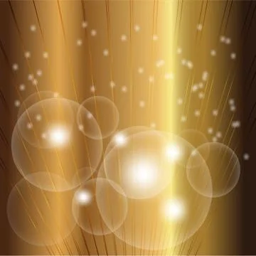 Abstract golden background with halftones- vector illustration Stock Illustration