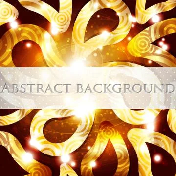 Abstract golden background Stock Illustration