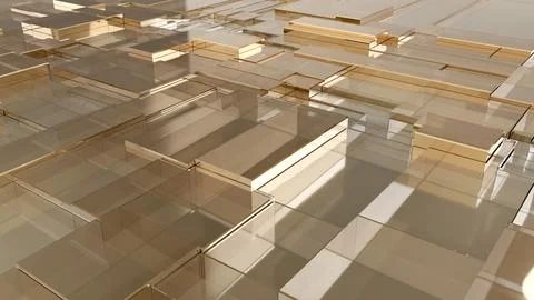 Abstract Golden Background Stock Illustration