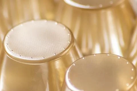 Abstract golden background pattern macro silver and golden metal surface 스톡 사진