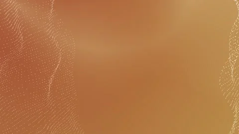 Abstract golden background with white dots, motion graphics backdrop  Stock Footage 305206679