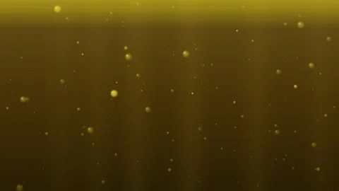Abstract golden bokeh background with falling glitter and soft light streaks Stock Footage 346006237
