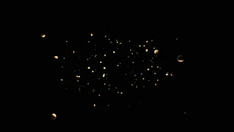 Abstract Golden Bokeh background. Stock Footage 167056037