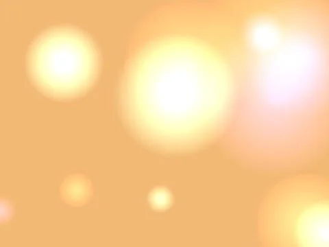 Abstract Golden Bokeh Background with Soft Glowing Orbs of Light and Warm P.. Stock Illustration