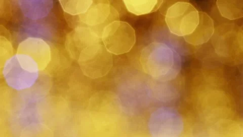 Abstract golden bokeh overlay with soft glowing lights shifting for festive.. Stock Footage 337344400
