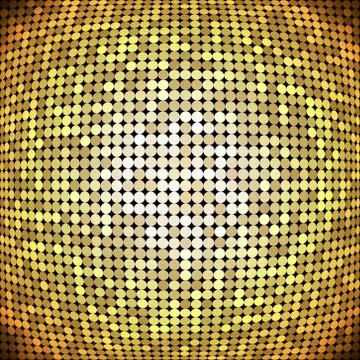 Abstract golden circle background Stock Illustration