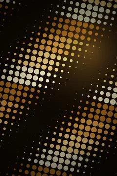 Abstract Golden Circle Pattern Stock Photos