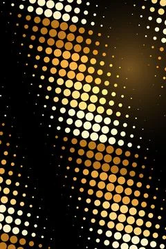 Abstract Golden Circle Pattern Stock Photos