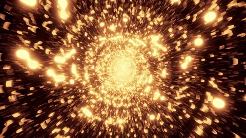 Abstract golden design galaxy 3d illustration background wallpaper motion design Stock Footage 116143500