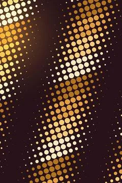 Abstract Golden Dot Pattern Background Stock Photos