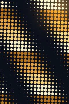 Abstract Golden Dot Pattern Background Stock Photos