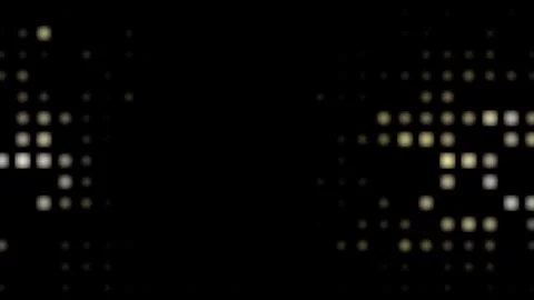 Abstract golden dots on black background Illustrazione stock