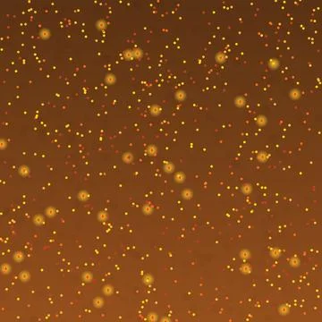 Abstract golden dots pattern on brown textured background Stock Illustration