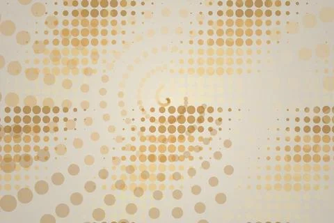 Abstract golden dotted pattern on light background Stock Photos