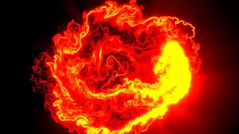 Abstract Golden fire colored liquid glowing with beautiful neon effect. 4K 库存影片 316648033