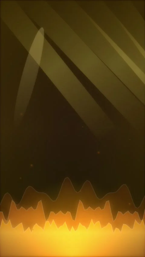 Abstract Golden Fire Wave Motion Background Stock Footage 346197765
