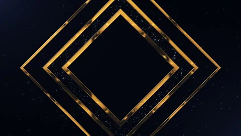 Abstract Golden Frame Background Video stock 247491218