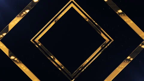 Abstract Golden Frame Background Video stock 247492015