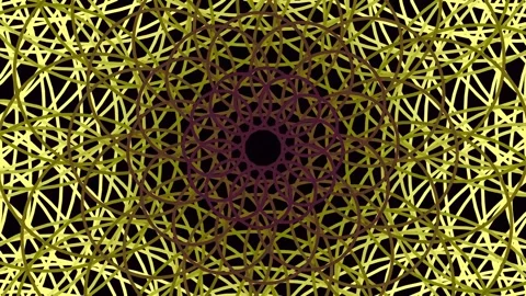 Abstract golden geometric mandala pattern background design for luxury spir.. Stock Footage 340377863