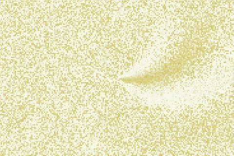 Abstract golden geometric pattern modern background. Stock-Illustration