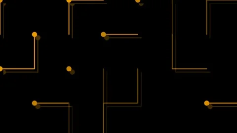 Abstract golden glowing digital network structure representing complex data.. Stock Footage 339773117