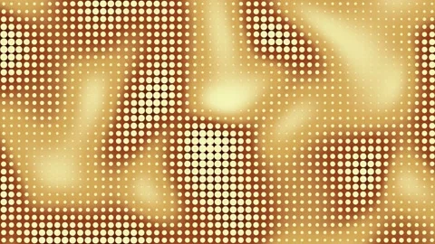 Abstract golden gradient dots motion background Stock Footage 346816677