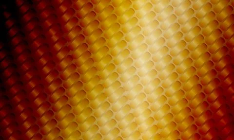 Abstract golden gradient geometric pattern background with rounded rectangles.  Stock Illustration