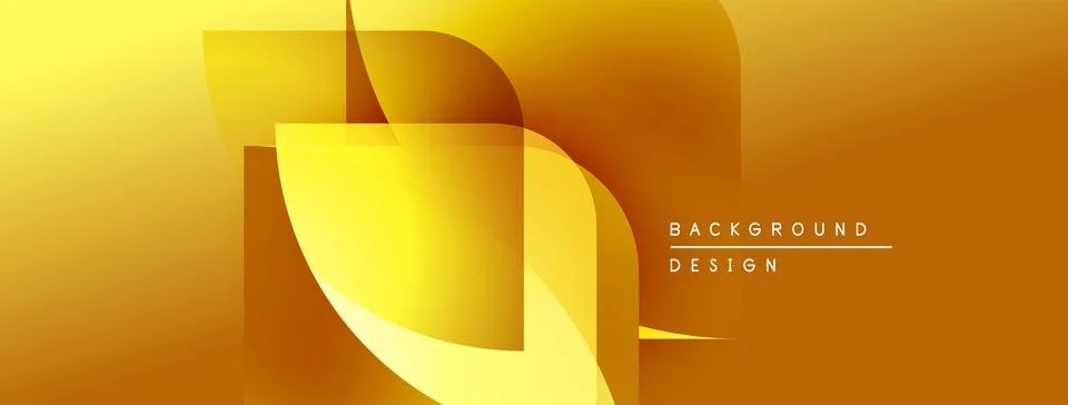 Abstract golden layers create dynamic visual effect. Smooth gradients, modern 스톡 일러스트