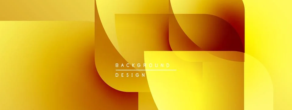 Abstract golden layers create dynamic visual effect. Gradient shades offer Ilustración de archivo