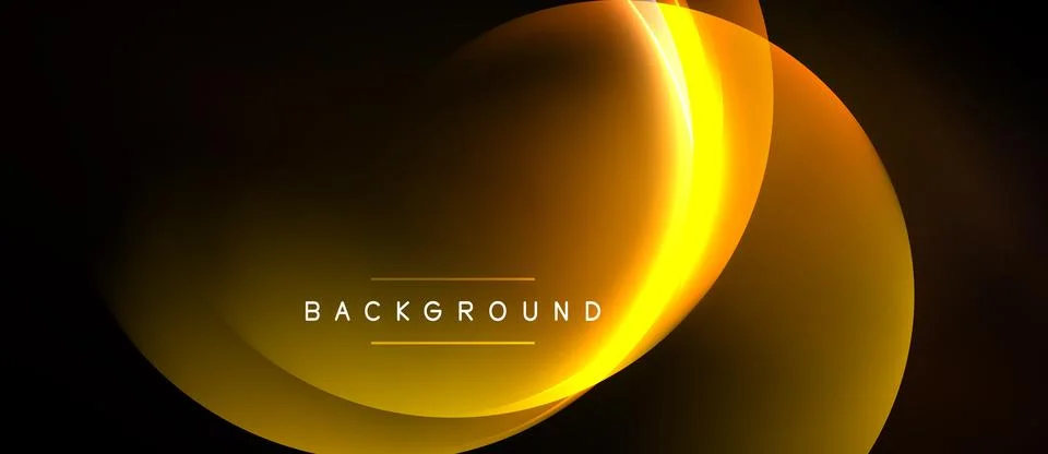 Abstract golden layers create dynamic background. Bright curves overlap, fo.. Stock Illustration