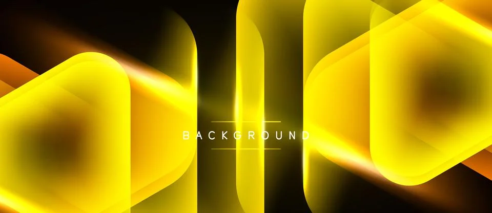 Abstract golden layers create dynamic visual effect. Brightness contrasts wit Illustrazione stock