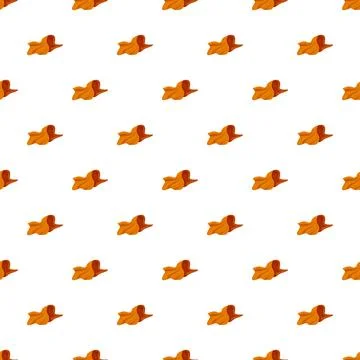 Abstract golden leaves seamless pattern on white background イラスト素材
