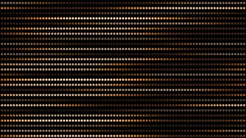 Abstract golden led dot matrix background, motion loop 스톡 동영상 347300418