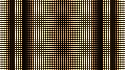 Abstract Golden LED Light Grid with Glowing Dot Pattern 스톡 동영상 345713232