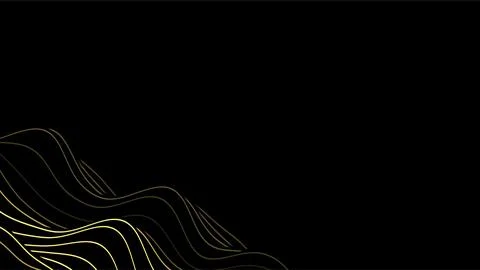 Abstract Golden Light Flowing Lines Background. Stock Illustration