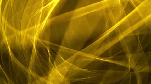 Abstract golden light lines creating a vibrant pattern and texture, forming an Stock Footage 330852500