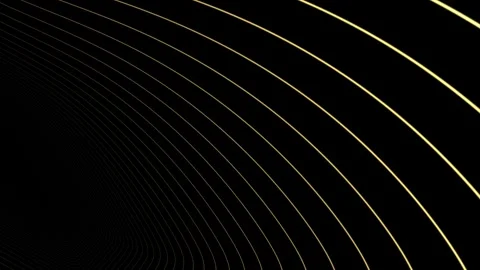 Abstract Golden Light Lines Flowing Dynamic Background Animation. Stock Footage 342248982