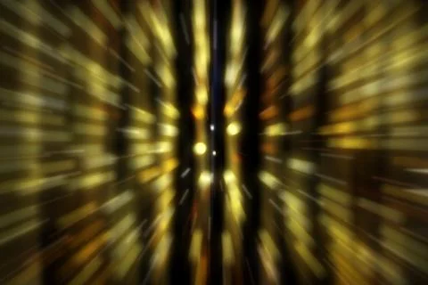 Abstract golden light rays burst with motion and depth for a dramatic, vibrant Illustrazione stock