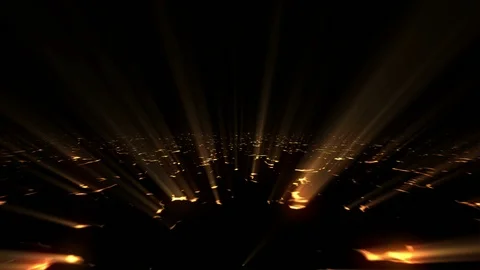 Abstract Golden Light Rays Vidéo 101480569
