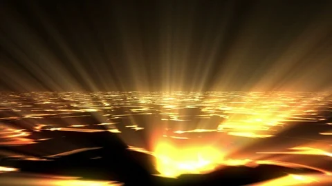 Abstract Golden Light Rays Stock Footage 101481183