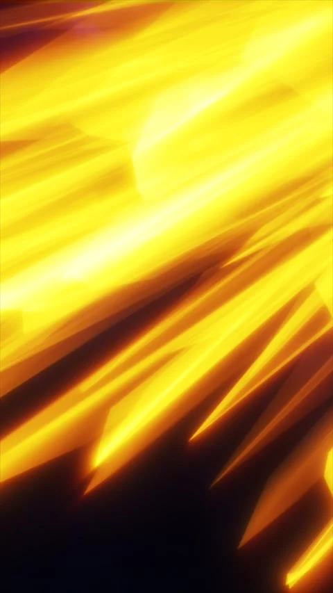 Abstract golden light shards and angular streaks creating a sense of heat, .. Stock Footage 325908016