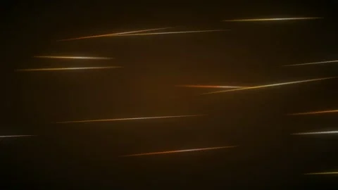 Abstract golden light streaks moving fast across a dark brown background for Stock Footage 346217800