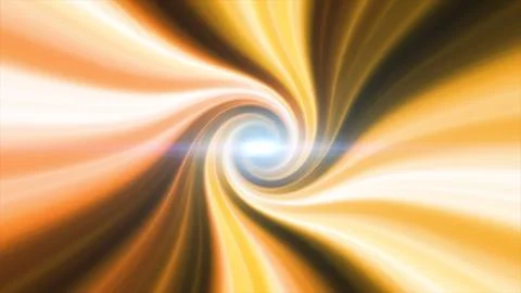 Abstract golden light vortex with glowing spiral motion, warm energy waves,.. Illustrazione stock