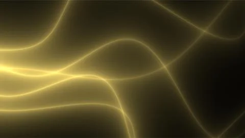 Abstract Golden Light Waves Background. Stock Illustration