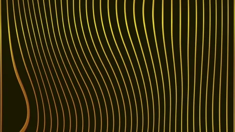 Abstract Golden Lines Animated Background. Luxury Background. Gold. 4K Stock Footage 282566033