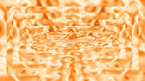Abstract Golden Liquid Rectangular Tunnel Background Stock-Footage 334863396