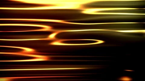 Abstract Golden Liquid Waves Motion Background Stock Footage 336099611