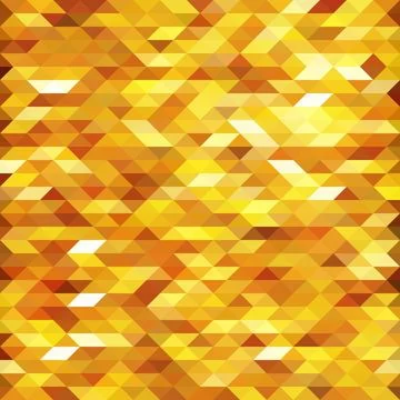 Abstract golden lowpoly designed vector background. Polygonal elements backdrop. Stock Illustration