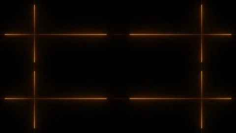Abstract golden motion graphics loop featuring minimalist cyberpunk grid line Stockbeeldmateriaal 337951257