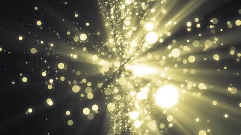 Abstract golden motion particles. Stock-Footage 71652779